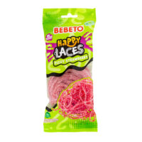 Bebeto 140g Fizzy Strawberry Laces