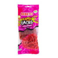 Bebeto 140g Happy Laces Strawberry