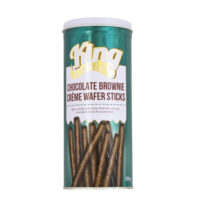 King Nibbles Tin Brownie Creme Wafer Sticks