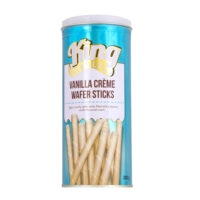 King Nibbles Tin Vanilla Creme Wafer Sticks